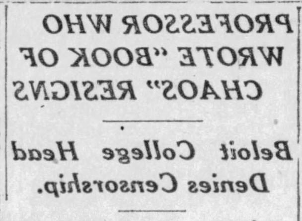 Chicago Tribune article on 马里昂对冲 from March 21,1920