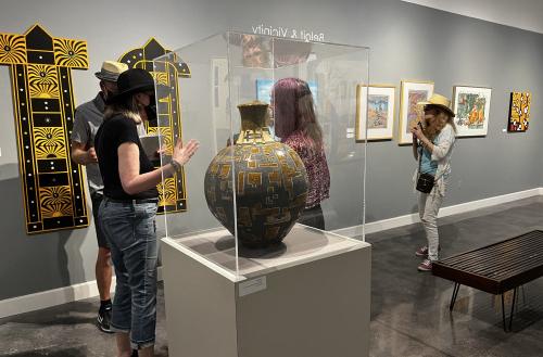 Visitors can see the 2023 Beloit & Vicinity exhibit at the Wright Museum of Art o...