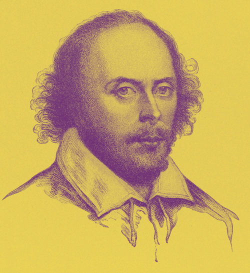 Drawing of William Shakespeare